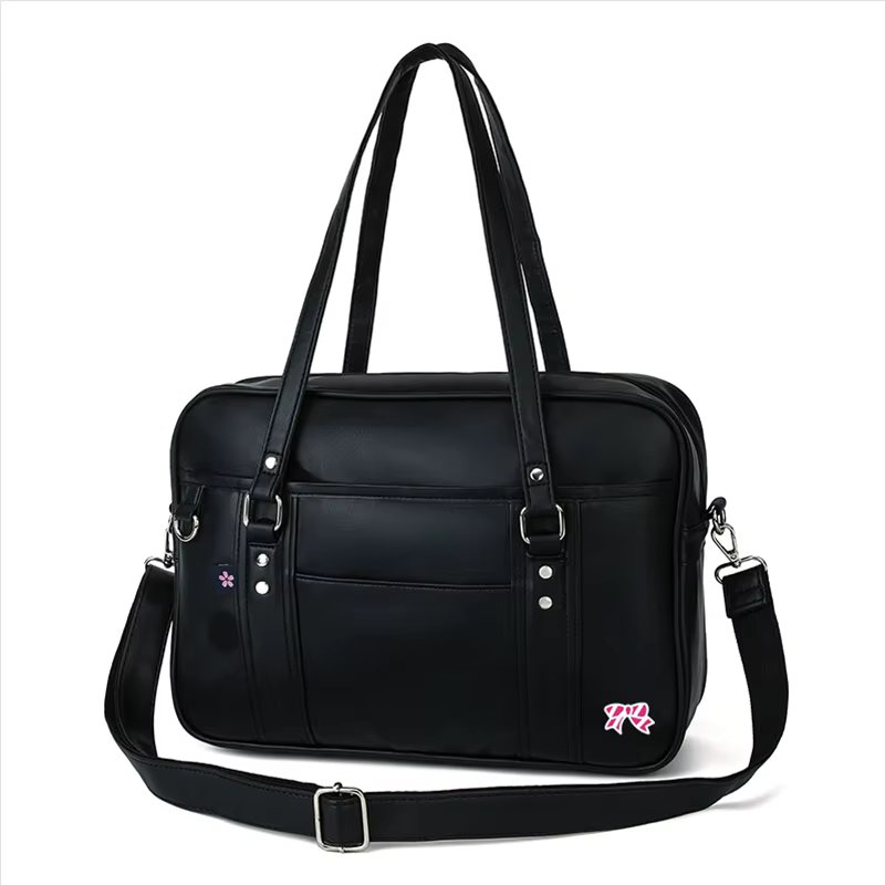bow with strap-BLACK