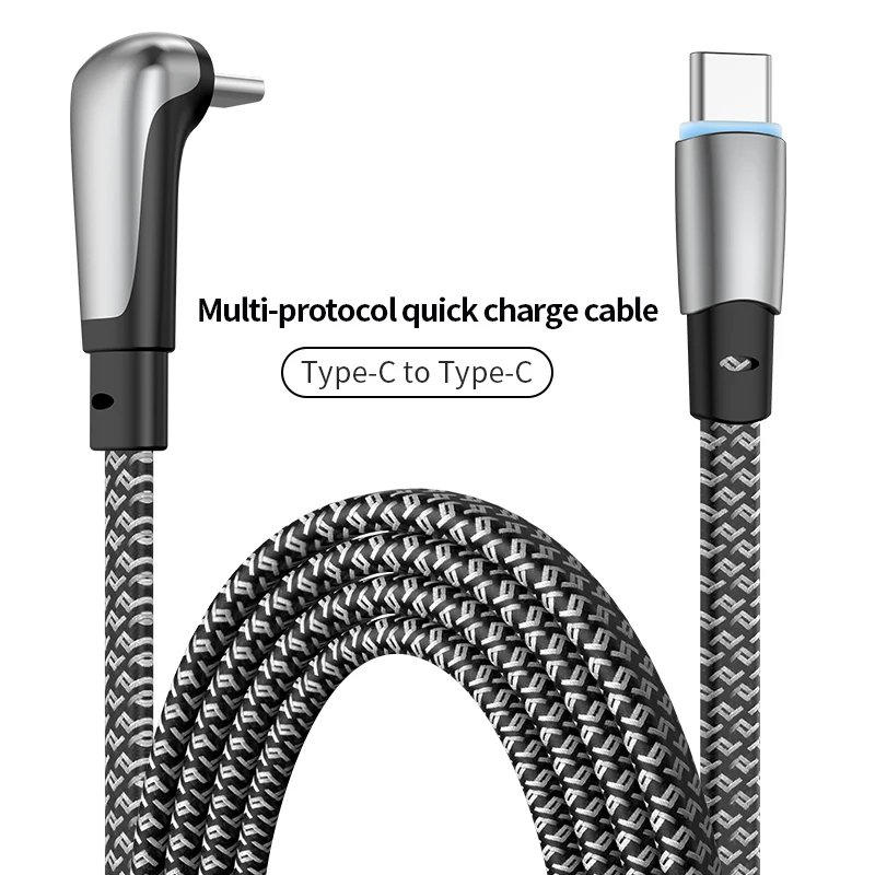 Elbow PD20W USB C to 8-Pin Cable For iPhone 14 13 12 11 Pro Max Type C Fast Charging Cable Flat USB Data Wire Charger Cord 2m