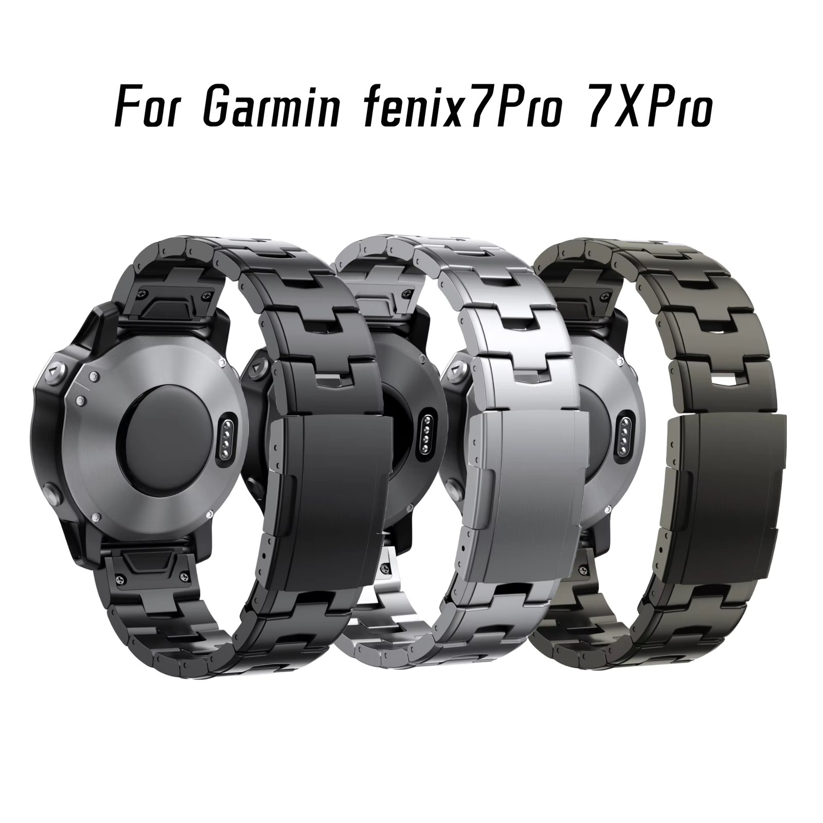 Runcol 22 26mm titanium alloy quick release strap Garmin fenix 7 7X Pro 7XPro/6 6X Pro/5 Plus/Instinct/Epix titanium metal strap