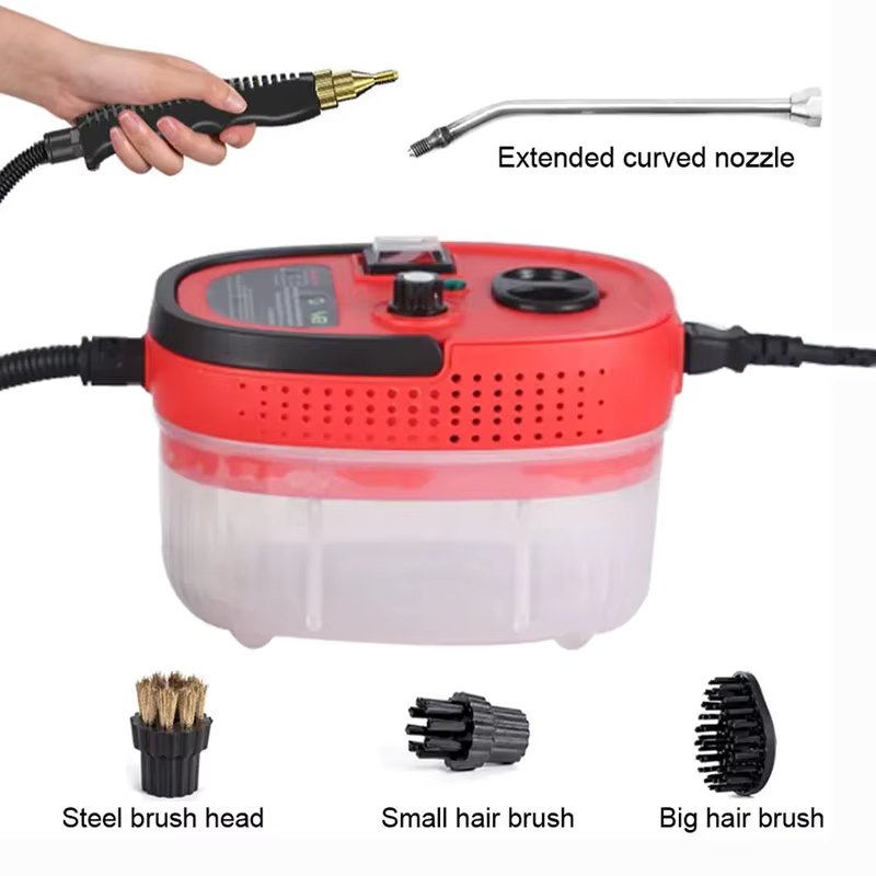 Steam Cleaner 2500W High Pressure Steam Cleaner Handheld High Temperature Steam Cleaner for Home Kitchen Car Vehicle Cleaner