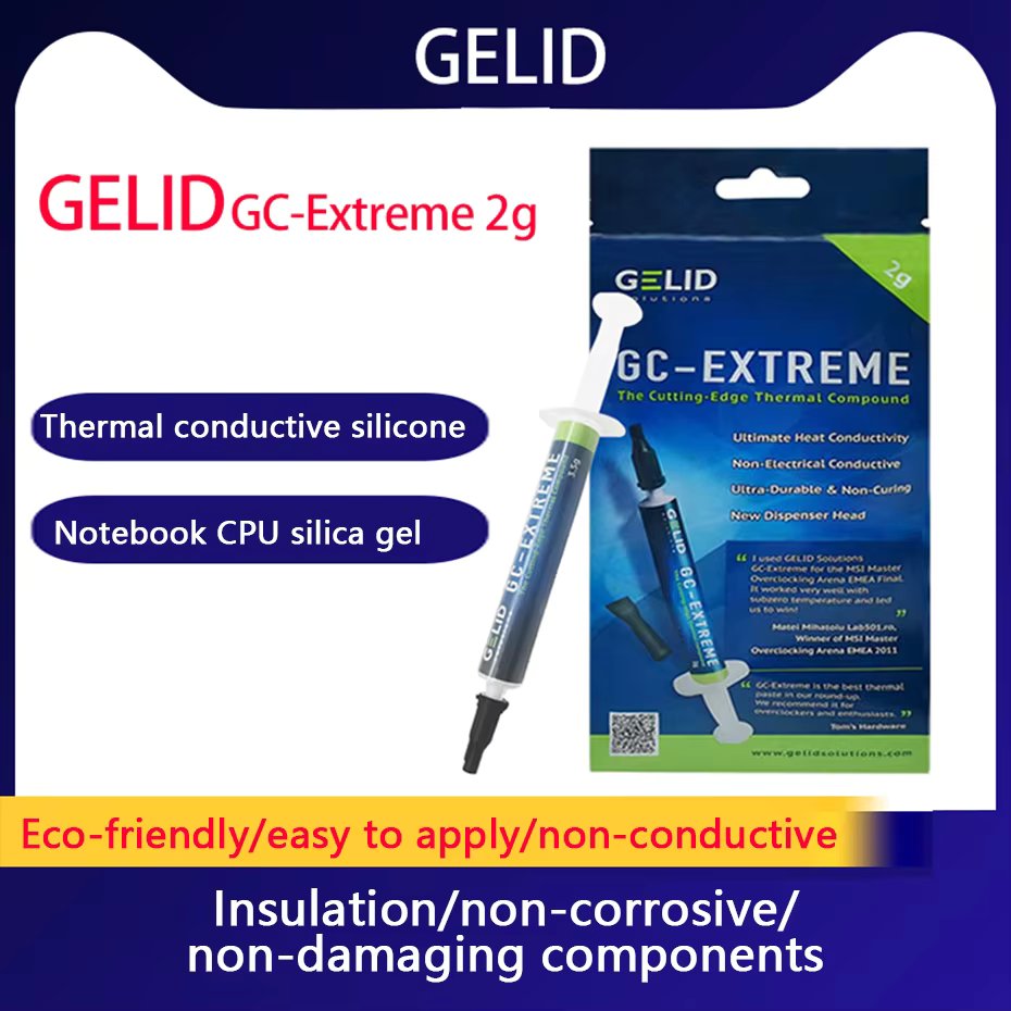 GELID GC-Extreme 1g/2g/3.5g/10g Thermal grease paste For CPU cooler Heatsink PC Processor GPU CPU Cooling pad 8.5W/mK