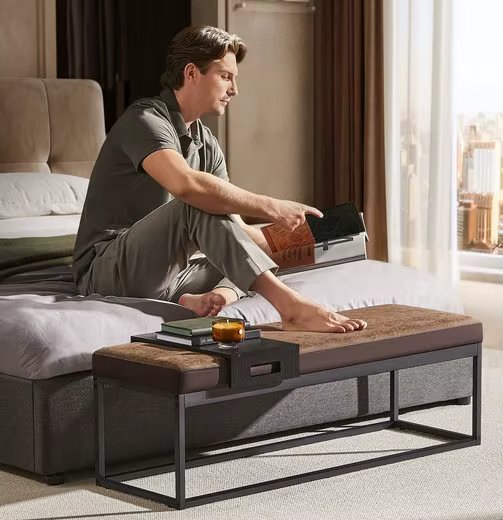 SONGMICS coffee table Bench Bench Bench Bedroom Shoe Bench
