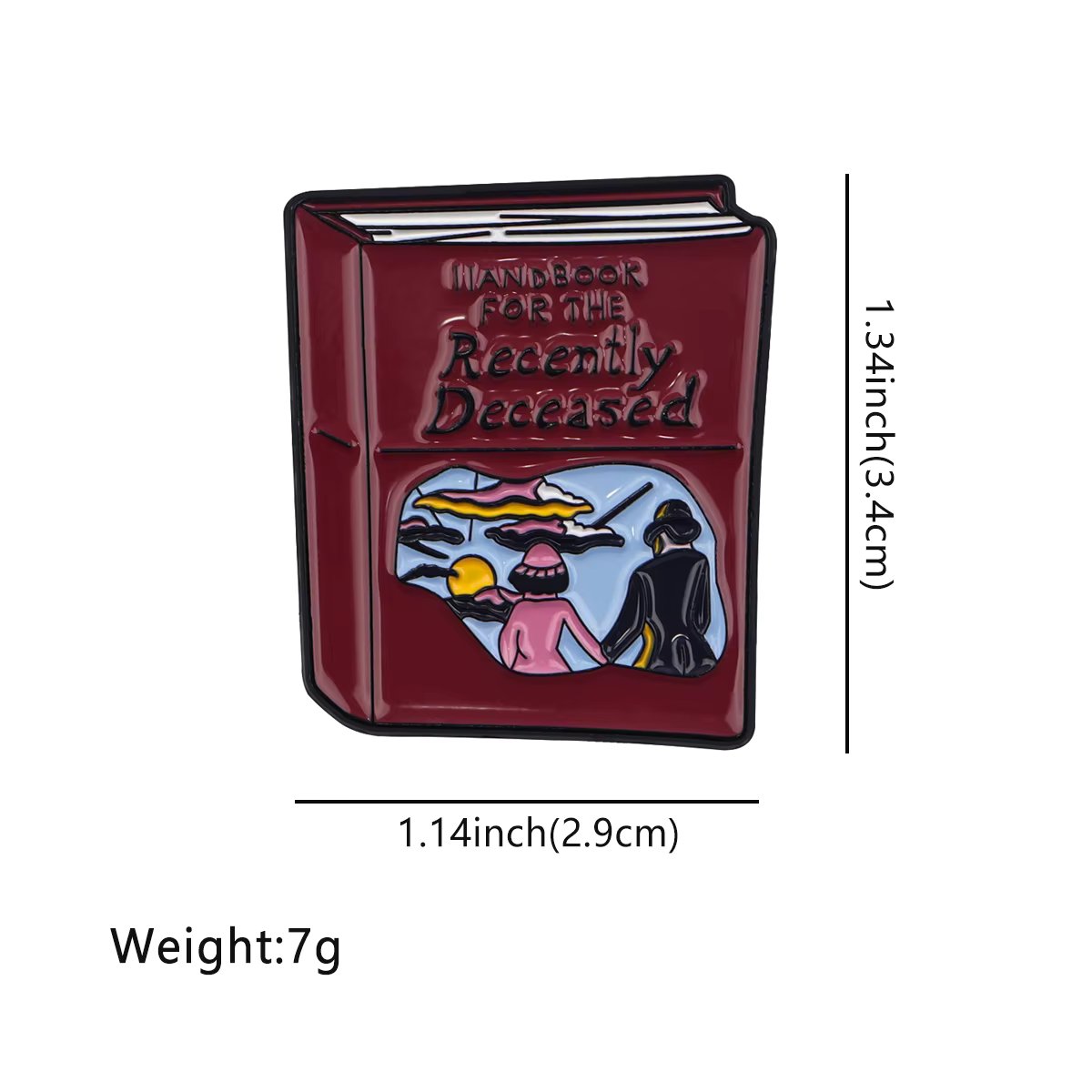 Horror Movie Cartoon Enamel Pin Lapel Pins for Backpack Men Women Metal Brooch for Clothes Briefcase Badges Halloween Gifts