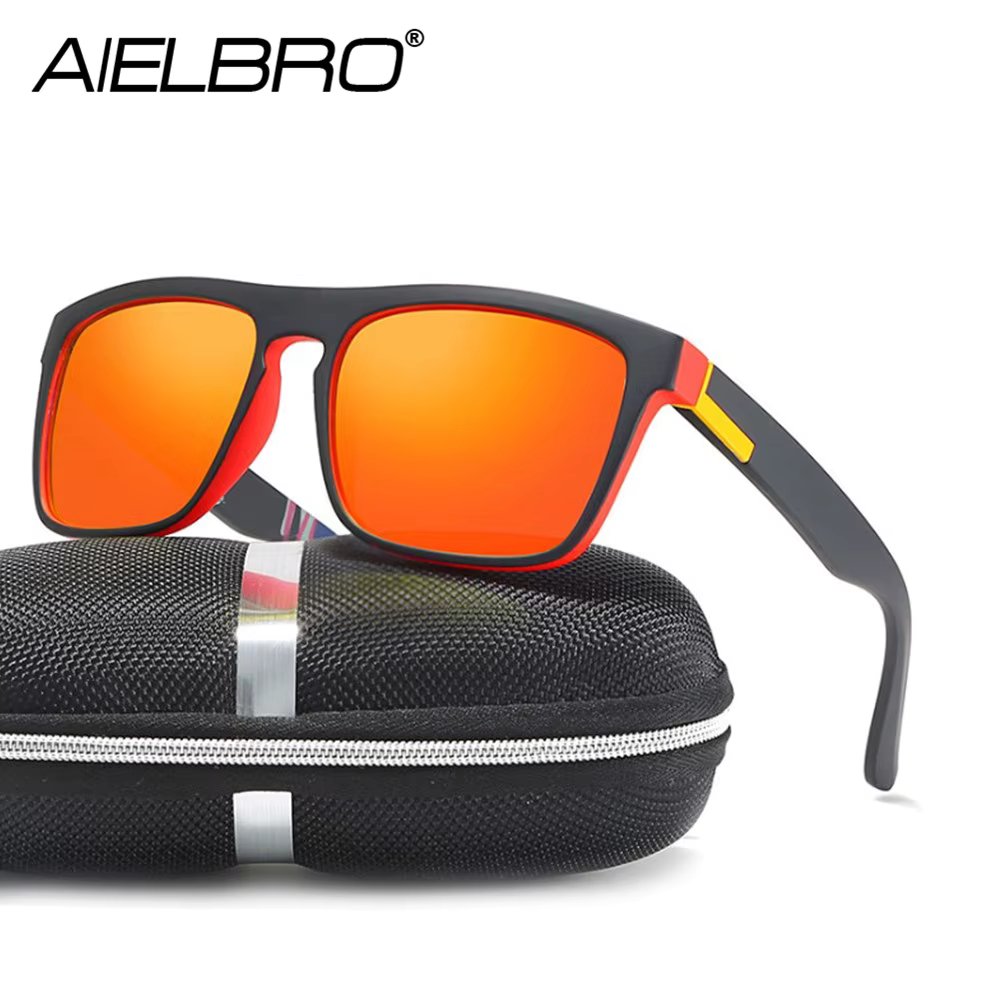 AIELBRO Cycling Sunglasses Polarized Cycling Goggle 9 Color Sunglasses 2020 Man Cycling Glasses High Quality oculos ciclista