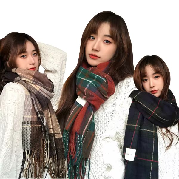 Wool Muffler Men Women couple winter neckerage