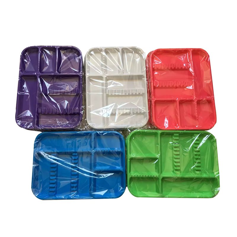 1Pcs Plastic Dental Instrument Tray Separate Tray Autoclavable Plastic Divided Split Trays for Medical Tattoo Dentistry Tools
