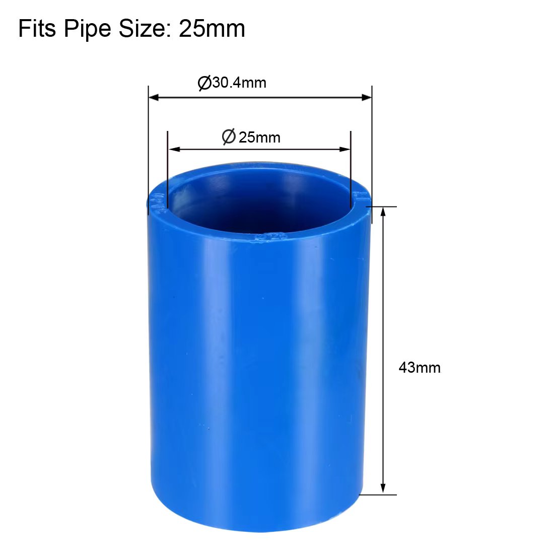 Blue 25mm 5Pcs