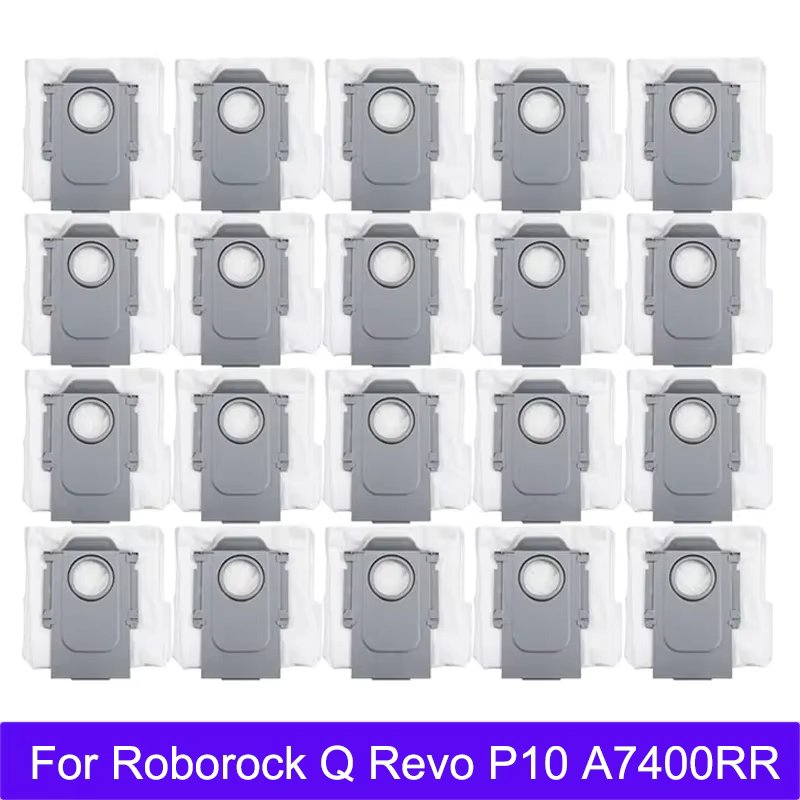 Dust Bag For Roborock Q Revo P10 A7400RR Robot Vacuum Cleaner Accessories Garbage Bag Replacement Spare Parts