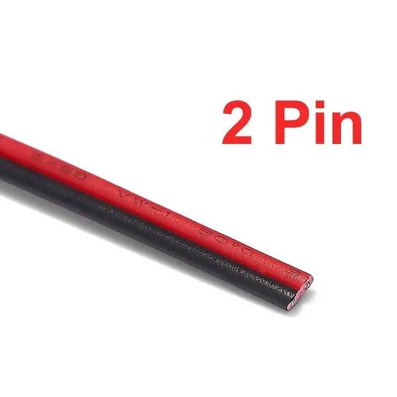2pin red black