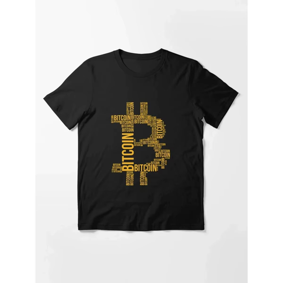 Men's Bitcoin BitStyle Bet Bet T-Shirt T-Shirts Basic