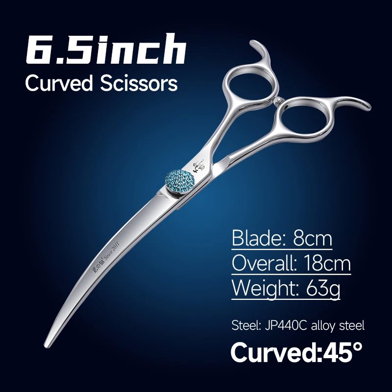 6.5 inch blue