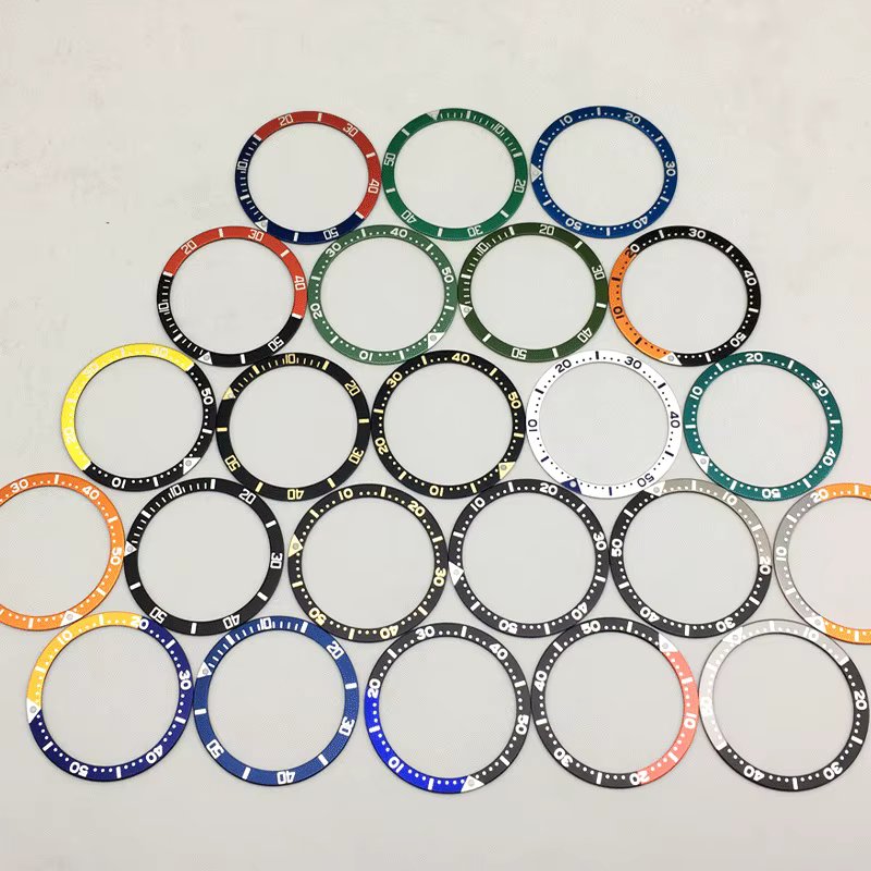 38*31.5mm Mod SKX007 watch bezel insert Fit Seiko SKX007 SKX009 SKX171 NH35 NH36 movement watch bezel ring parts men watch gifts