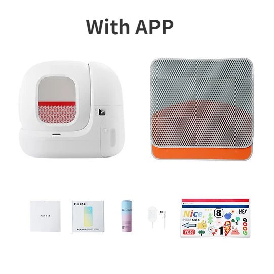 PETKIT PURA MAX Automatic Cat Litter Box Self Cleaning Global Version Large Smart Cat Toilet  arenero para gato 76L dropshipping