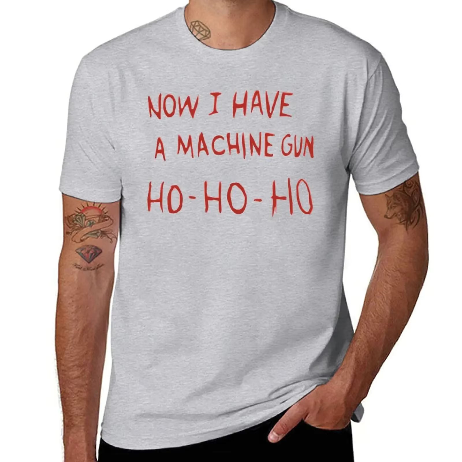 New Die Hard Christmas Sweater, Now I Have A Machine Gun Ho Ho Ho, Die Hard Is A Christmas Movie, Christmas Scene, This  T-Shirt