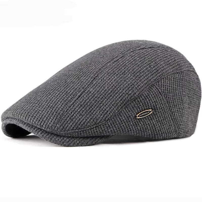 HT2646 Beret Cap Autumn Winter Hat Caps for Men Women Adjustable Ivy Flat Cap High Quality Solid Knitted Hat Male Female Berets