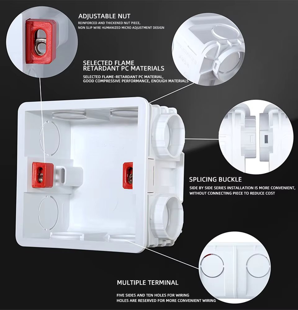 16A Israel Wall Power Socket 1 2 Outlets 2000W 86 146mm Israelites Plug Crystal Glass Panel Black White Electrical Outlet Home