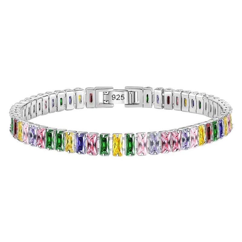 Wholesale Moissanite Tennis Bracelet Necklace 3mm 4mm 5mm 6.5mm 925 Silver D Color Diamond Jewel For Women Men Jewelry