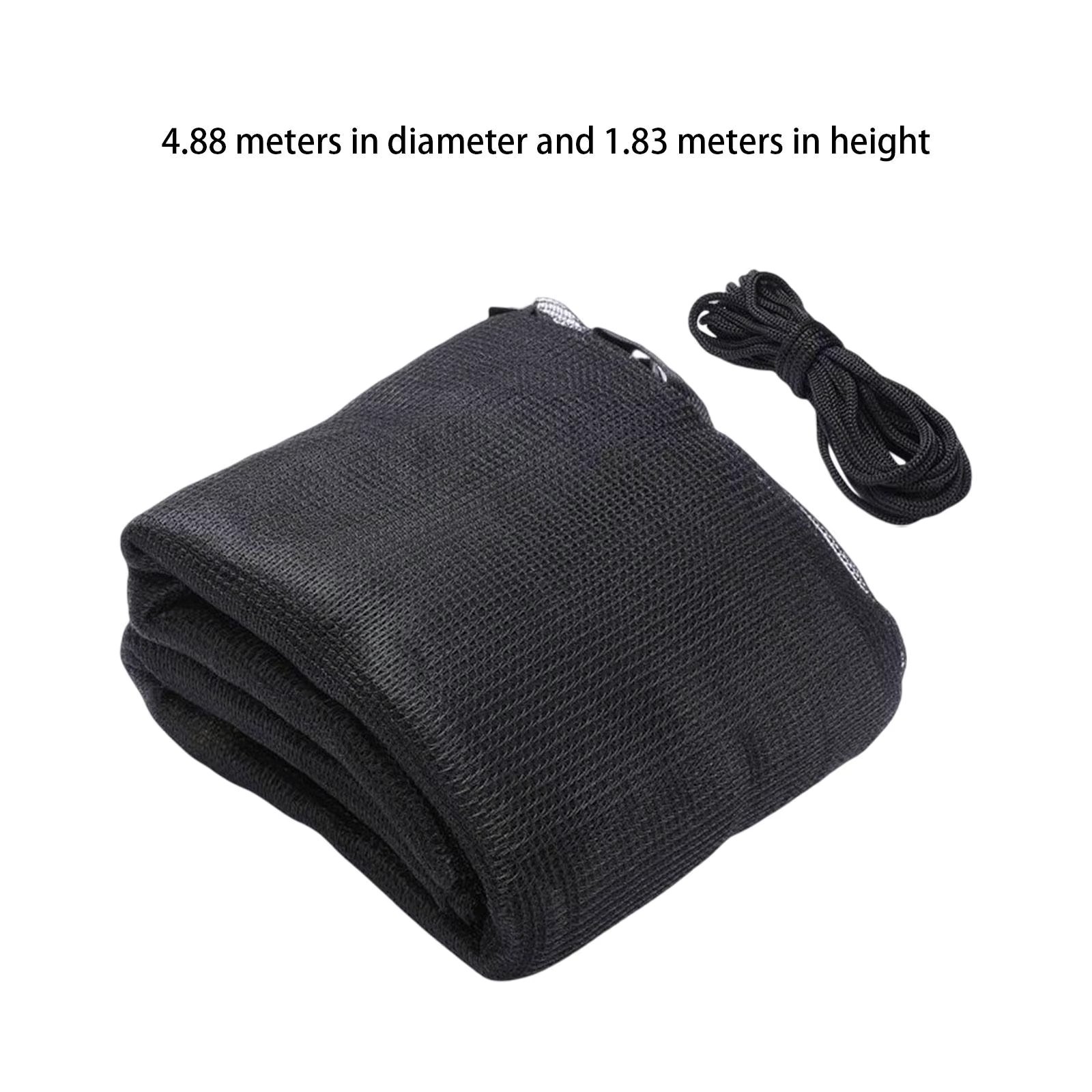 Trampoline Replacement Net Enclosure Net for Round Frames Ventilation