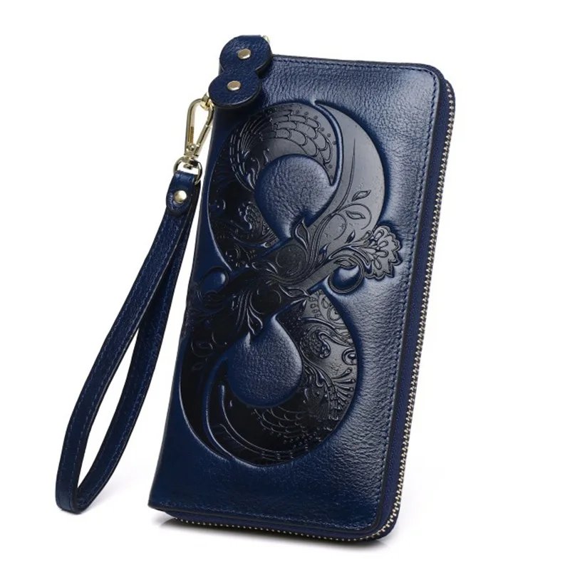 blue wallet