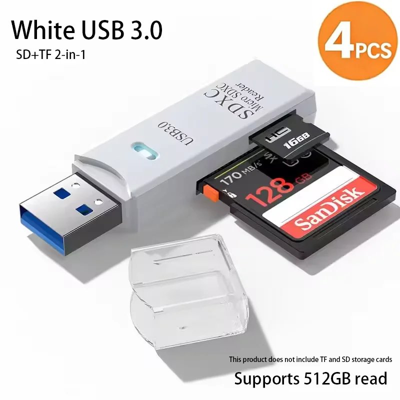 4pcs White3.0