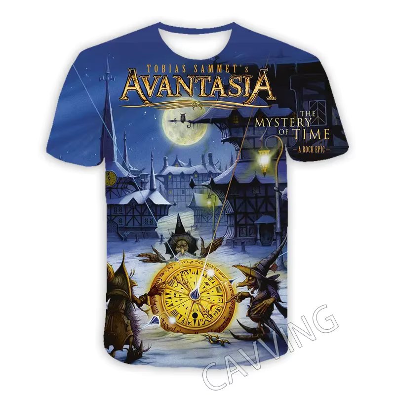 New Fashion Women/Men's 3D Print  Avantasia Band  Casual T-shirts  Hip Hop Tshirts Harajuku Styles Tops Clothing