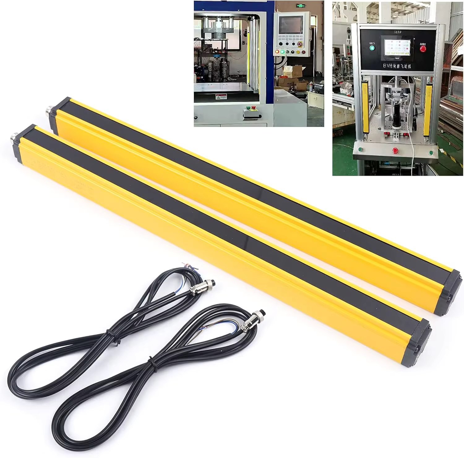 Interruptor de sensor de barrera de luz de rejilla de seguridad Rejilla de seguridad de barrera inmaterial Interruptor de sensor