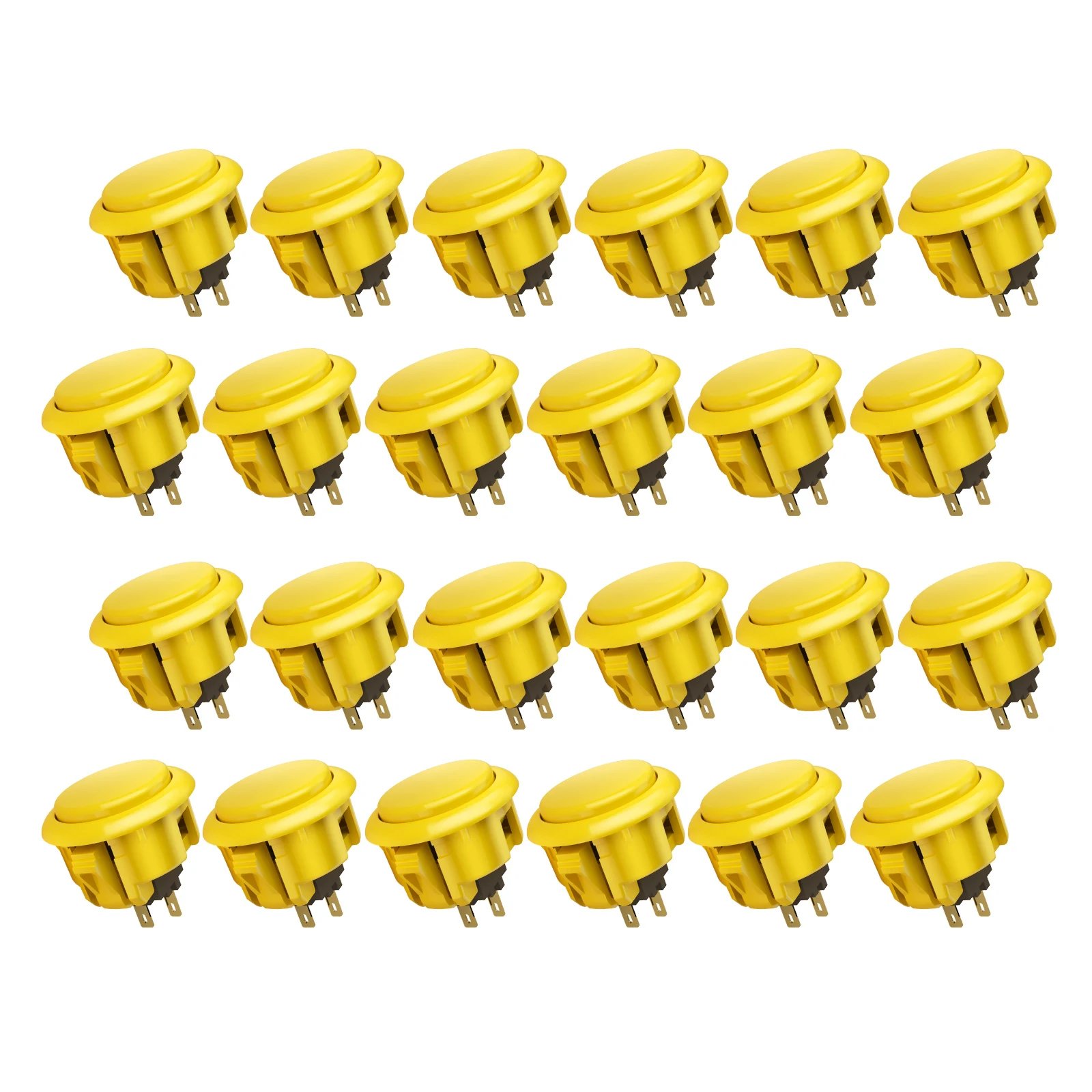 30mm Yellow 24 Pcs