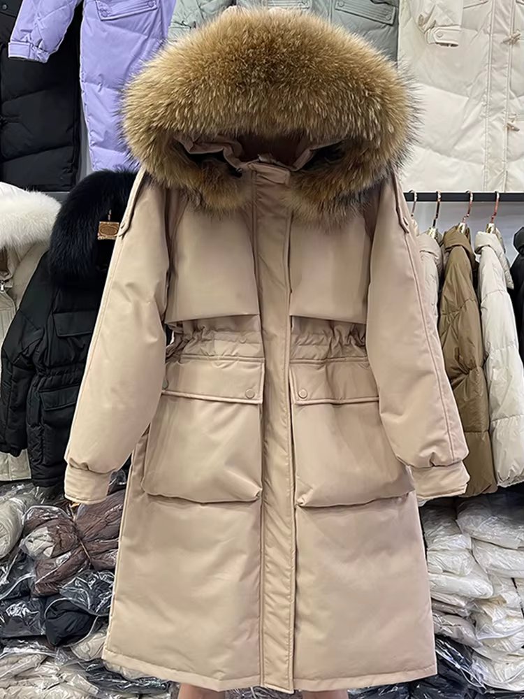 Khaki Raccoon Fur