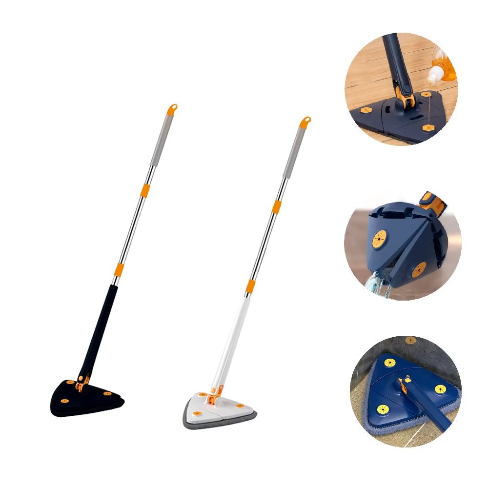 Mop Cleaning Adjustable Triangle Swivel 360 °