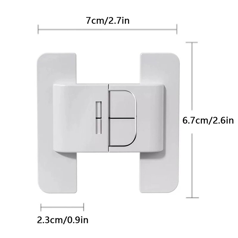 2Pcs/Lot Baby Safety Refrigerator Lock Cabinet Door Locker Buckle Home Kids Security Protection Anti-Open Water Dispenser Locks