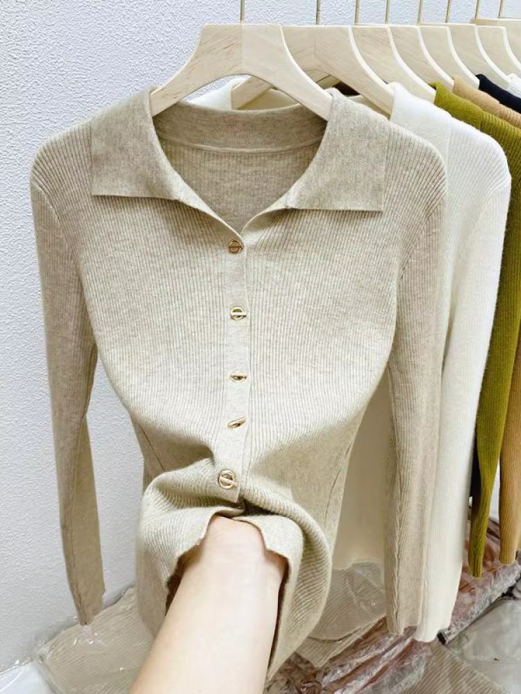 AOSSVIAO Women Cardigans Autumn Winter 2024 Single Breasted Knitted Sweater Spring Fashion Short Knitwear Solid Cardigan Jumpers