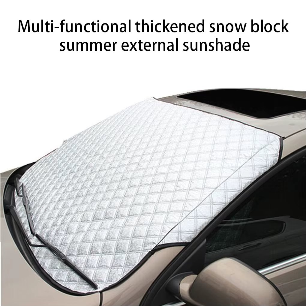 Front Car Snow Frost Cover Windshield Outdoor Waterproof Winter Automobiles Exterior Protection Sunshade Thick Protector