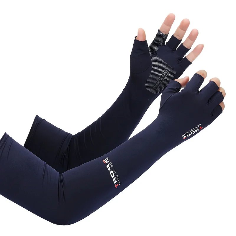 navy half