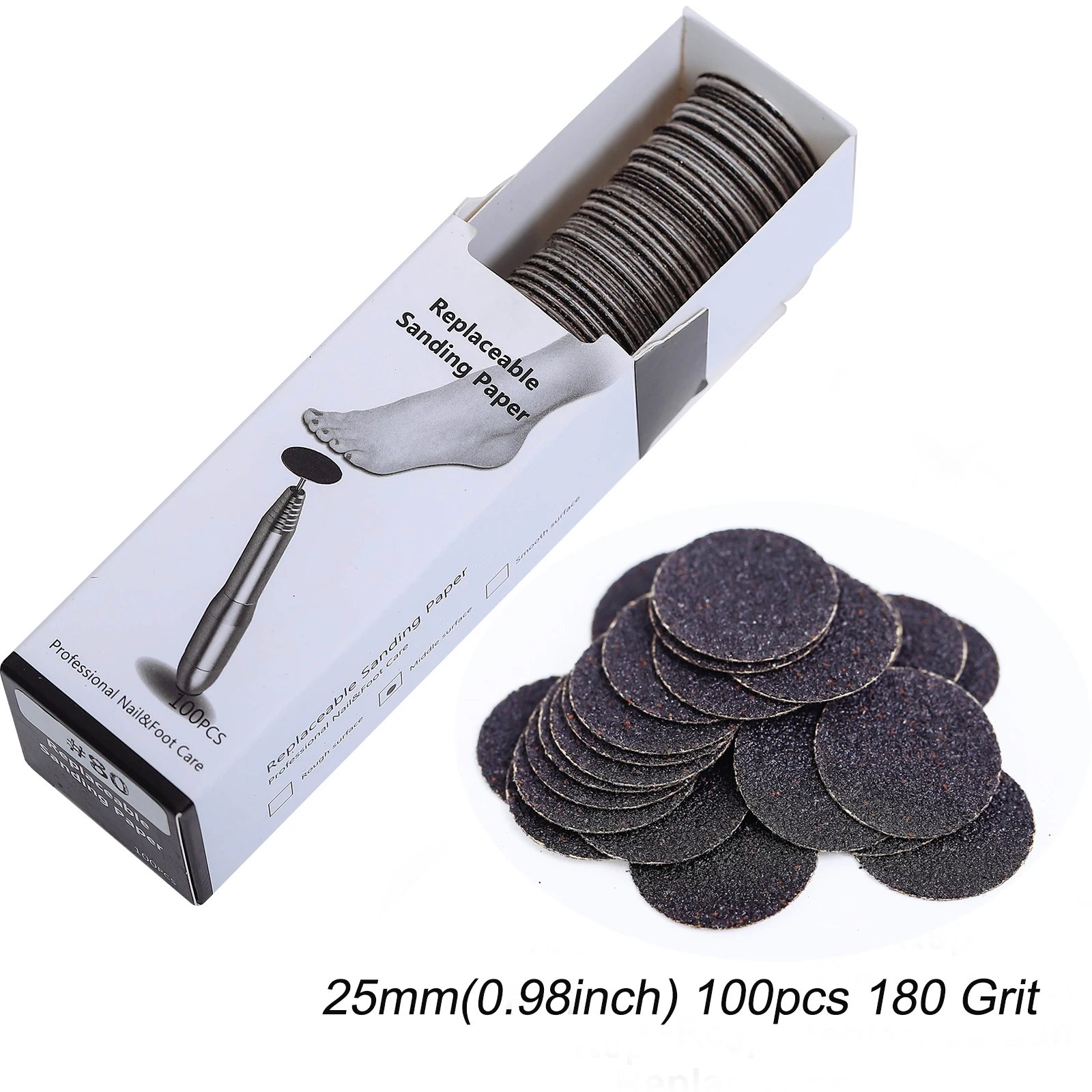 100pcs 180Grit