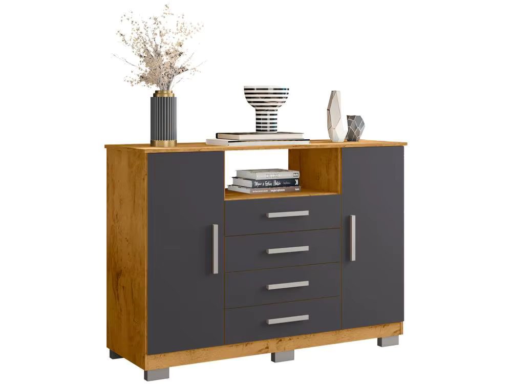 Araplac Nairobi Dresser 4 Drawers 2 Doors