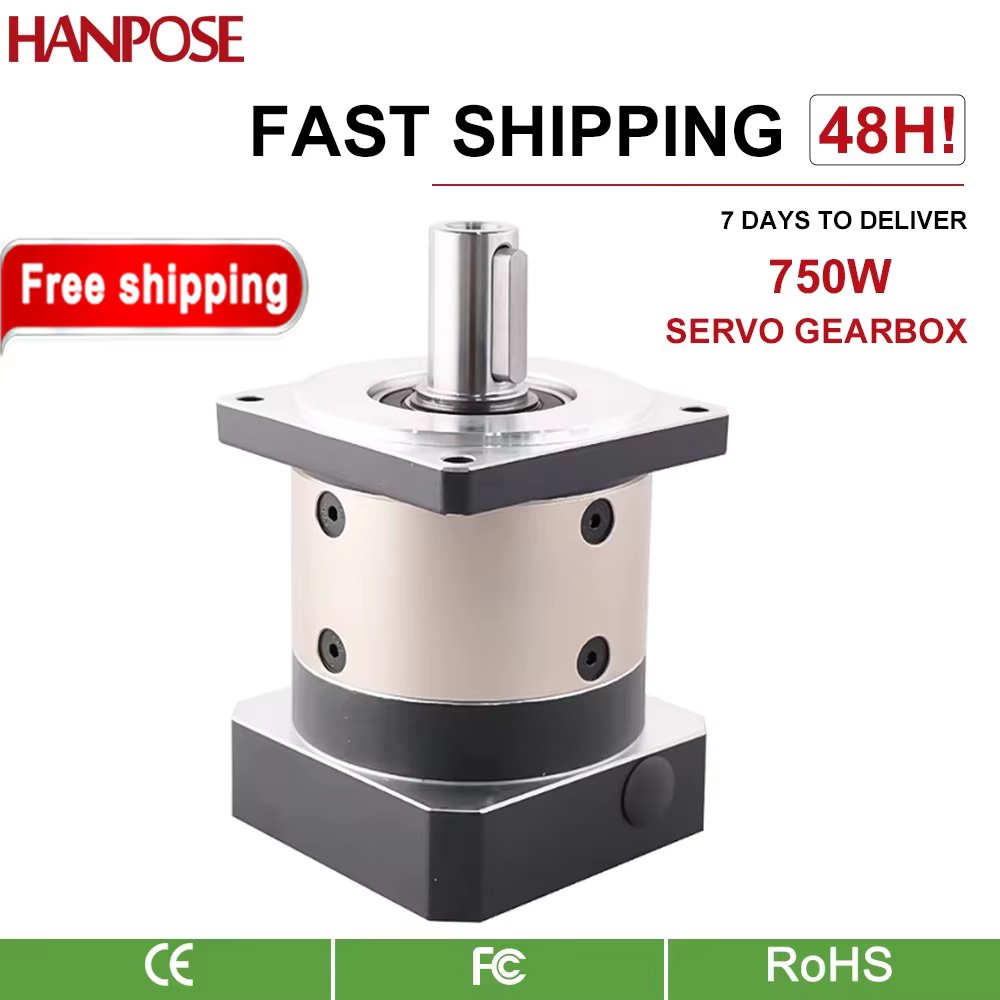 hanpose ac servo motor High precision planetary reducer sewing machine gearbox Servo Motor DLF80-L1-10-J20 750w 5.0A 2.39N.m