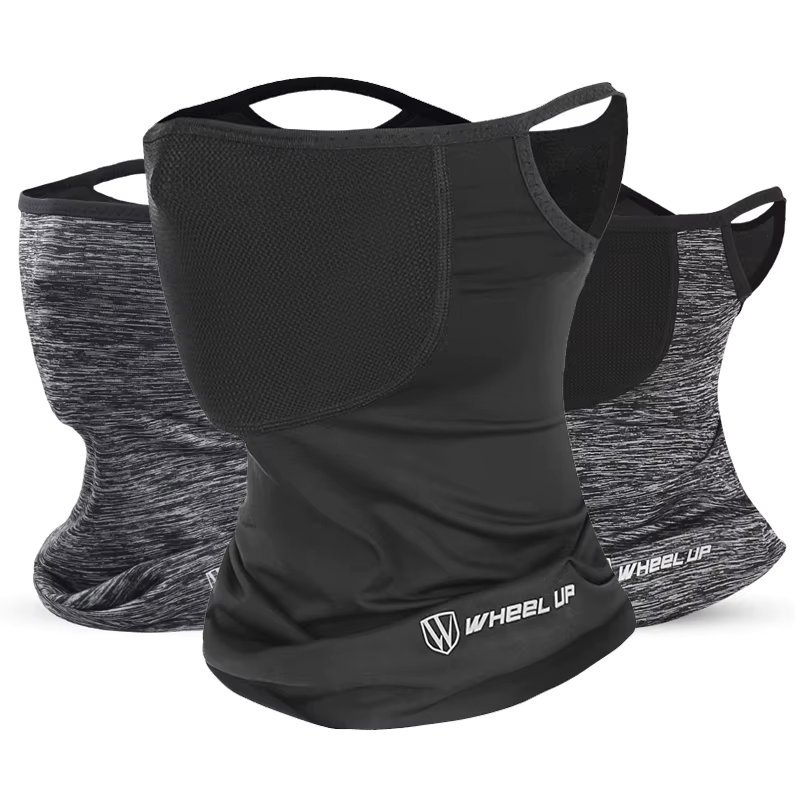 Winter Fleece Warm Cycling Face Mask Breathable Bike Half Face Mask Windproof Bicycle Scarf  Dust-proof Replaceable Filter Mask