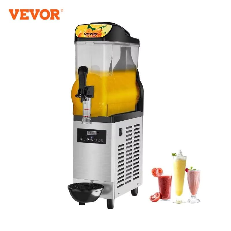 VEVOR 12L Commercial Slush Granita Machine Slushies maker Juicer Beverage Margarita Smoothie Frozen Drink Vending Machine