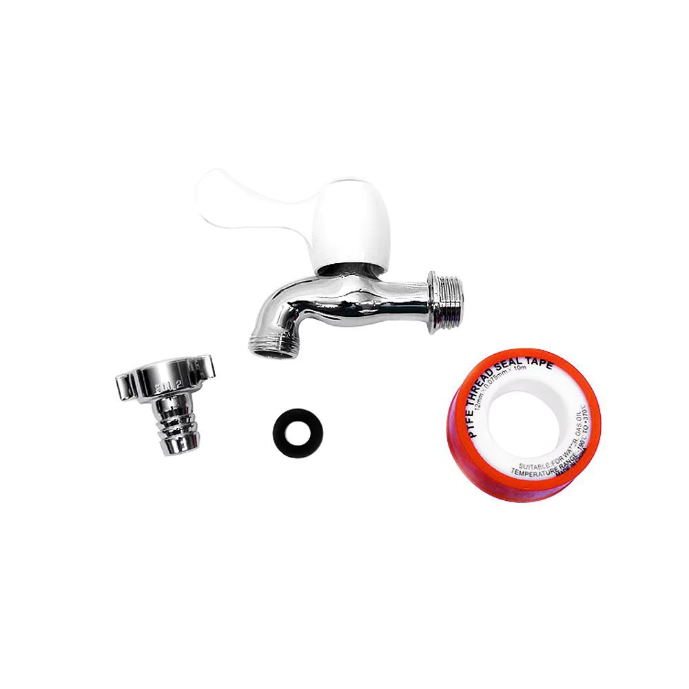 One-stop coupling faucet cold water hot water