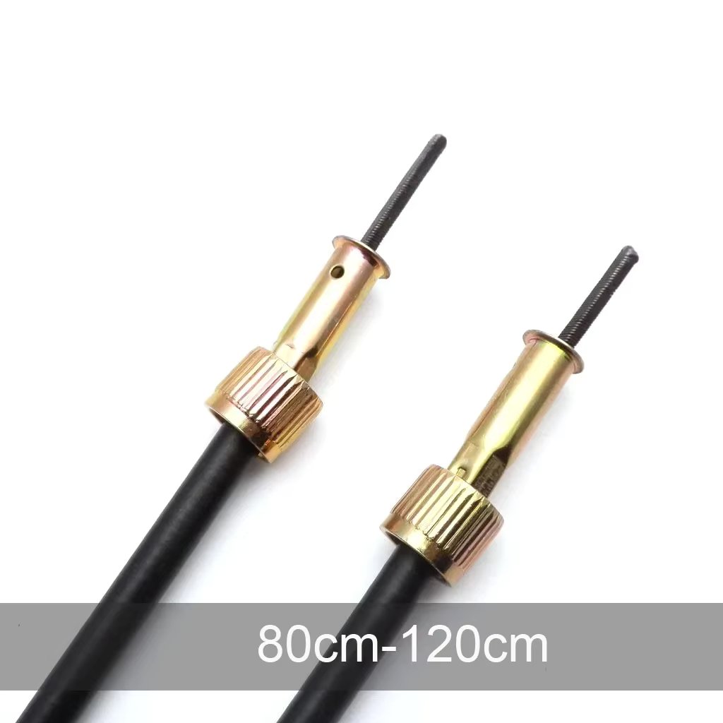 Motorcycle Speedometer Cable Double Square Head for Chinese Scooter Parts 80CM-120CM Length