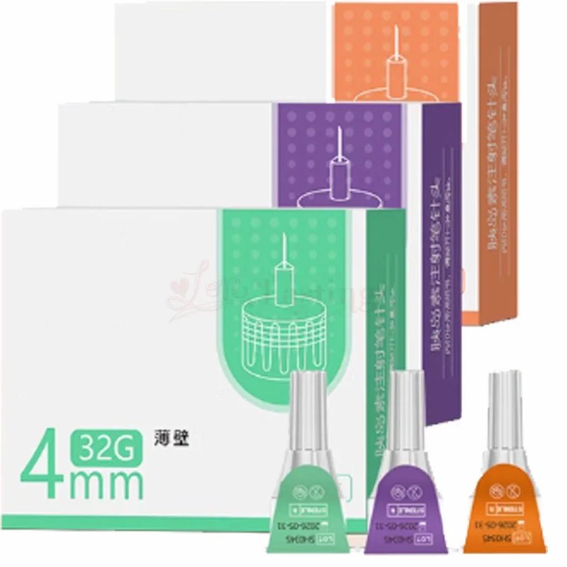 32Gx4mm 5mm 6mm Painless Syringes Health care injection pen needle single use tattoo needles 0.23x4mm