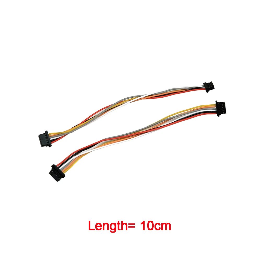 2pcs For DJI O3 Air Unit Flight Controller Direct Plug 6P Connecting Cable 10cm/15cm/20cm Silicone Wire For F4 F7 FC FPV Drones