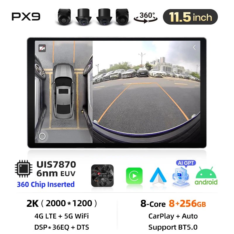 4G-WIFI 8GB-256GB 360 CAM
