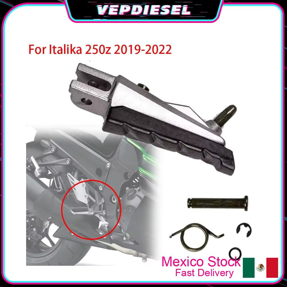 Original F11010431 Motorbike Left Pedal For Italika 250z 2019-2022 Footrest Foot Pegs Foot Rests