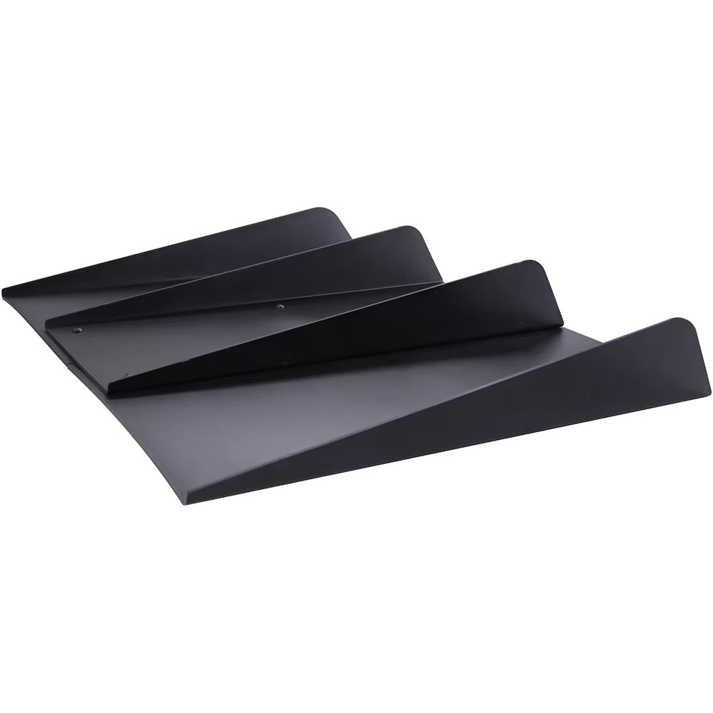 22"x20" Rear Bumper 4 Fins Diffuser Splitter For Dodge Challenger SRT SXT RT Car Rear Bumper Protector Rear Side Splitters Lip