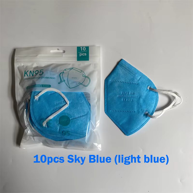 10Pcs Light Blue