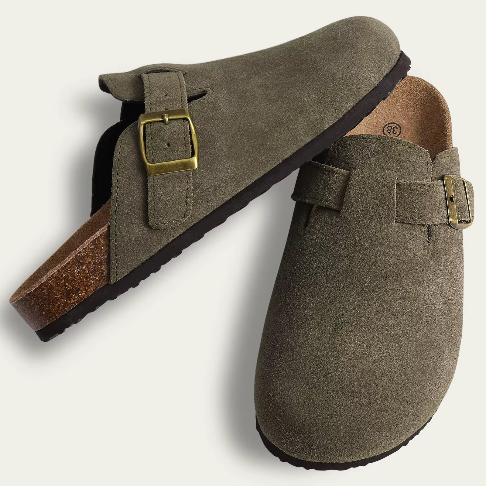 cow suede-Green