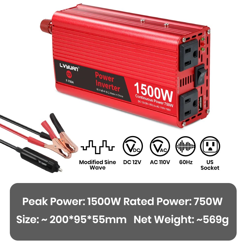 1500W-12V-110V-60hz