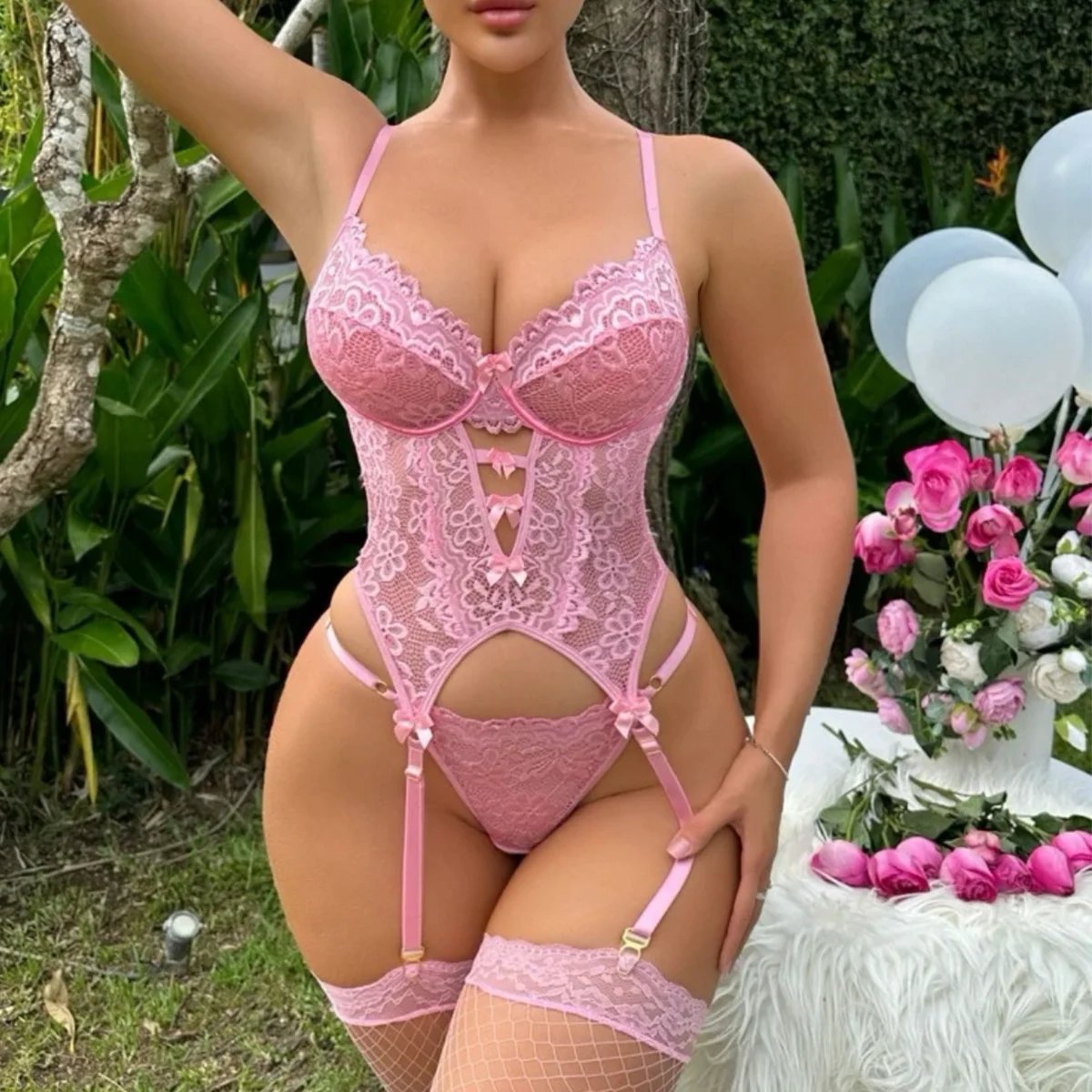 pink no stockings