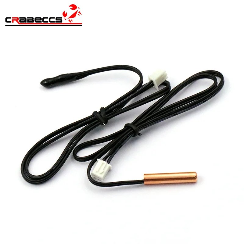 5PCS/Lot air conditioner temperature sensor copper head/plastic head 5K/10K/15K/20K/25K/50K/100K electric water heater probe